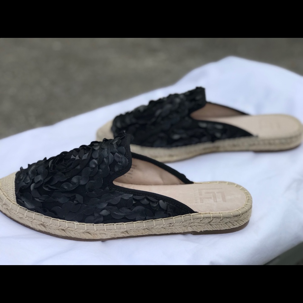 LFL Indie Floral Mule Espadrille Flats